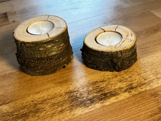 Teelichthalter rund 2er Set
